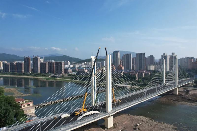 Steel Structure Cable-Stayed Bridge